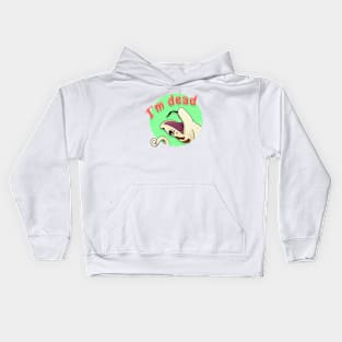 Cute Normal Western Hognose Snake playing dead Kids Hoodie